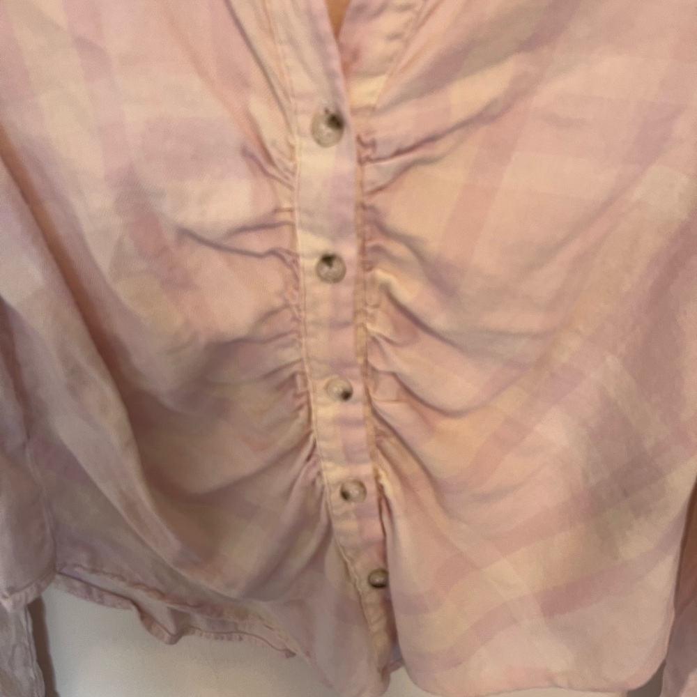Sanctuary soft plaid button down - Picture 3 of 5